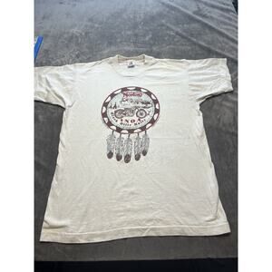 Vintage Norton INOA Rally 1994 T-Shirt Black Hills Sd EUC Large Dane Hanson‎